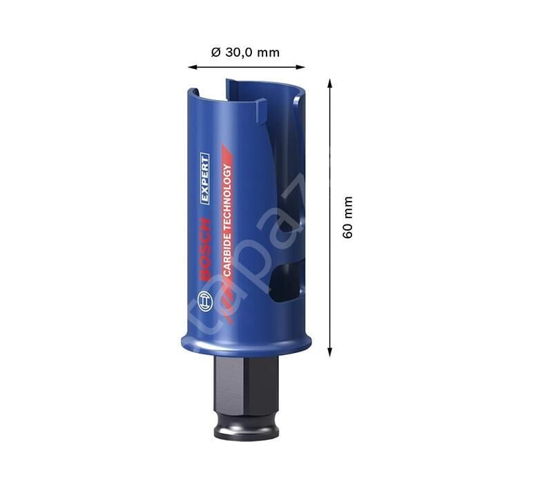 Bosch Expert Construction Material Delik Açma Testeresi 30 x 60 mm