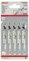 Bosch - Temiz Kesim Serisi Ahşap İçin T 101 D Dekupaj Testeresi Bıçağı - 5'Li Paket 2608630032