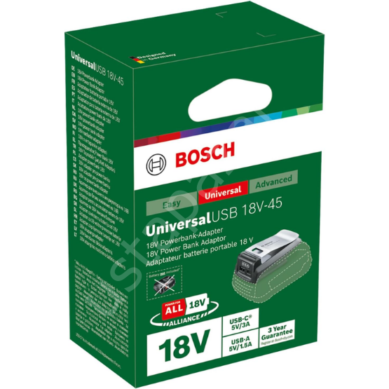 Bosch Universalusb 18V-45 Powerbank Adaptör