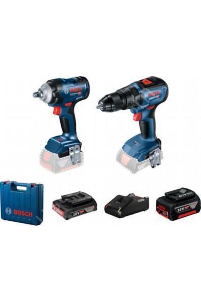 Bosch Professional GDS 18V-400 + GSB 18V-50 Çift Akülü Elektrikli El Aletleri Seti 06019K0003