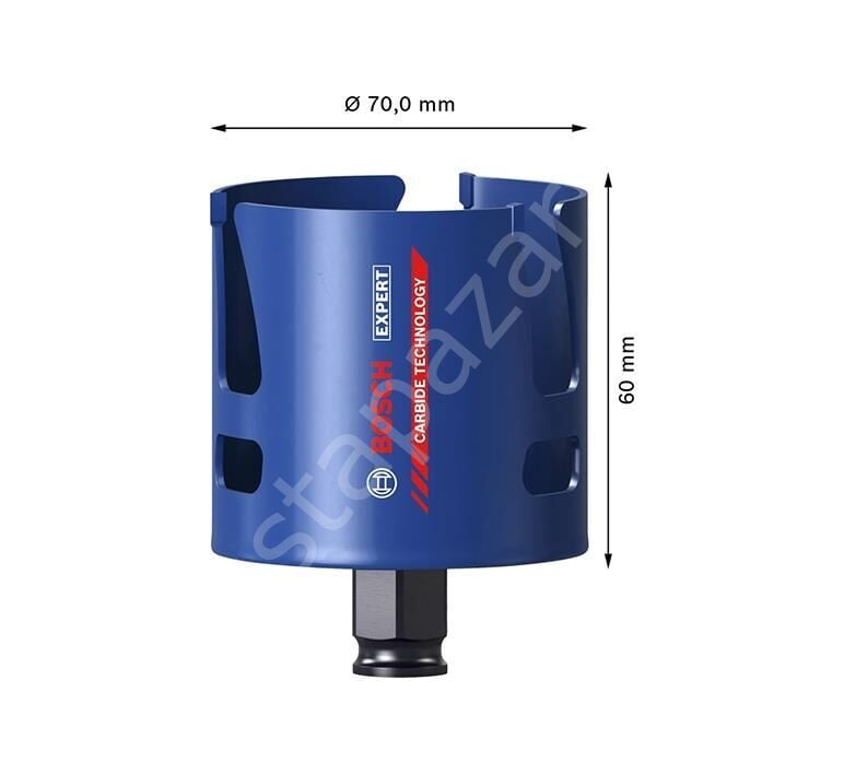 Bosch 70 mm Yapı Malzemeleri Için Panç 2608900471