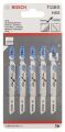 Bosch - Ekonomik Seri Metal İçin T 118 G Dekupaj Testeresi Bıçağı - 5'Li Paket 2608631012