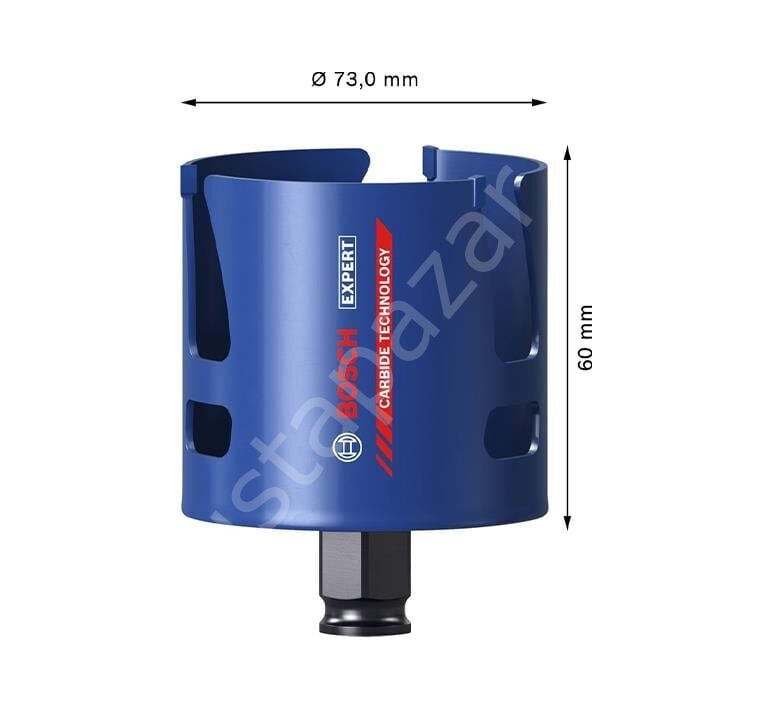 Bosch 73 mm Yapı Malzemeleri Için Panç 2608900472