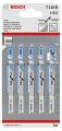 Bosch - Ekonomik Seri Metal İçin T 118 B Dekupaj Testeresi Bıçağı - 5'Li Paket 2608631014