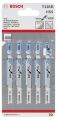 Bosch - Ekonomik Seri Metal İçin T 118 B Dekupaj Testeresi Bıçağı - 5'Li Paket 2608631014