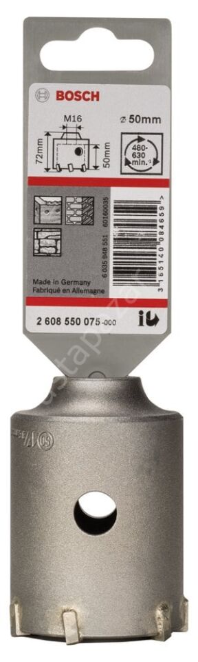 Bosch - Plus-9 Serisi, Şalter Kutuları için Buat Ucu 50*72 mm 2608550075