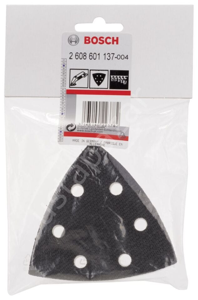 Bosch - Üçgen Zımpara için Sünger Taban 93 mm 2608601137
