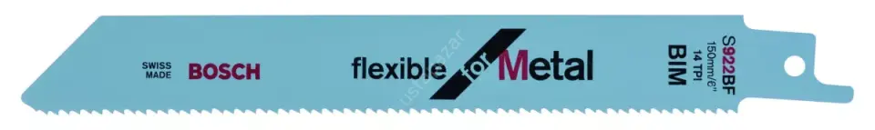 Bosch - Flexible Serisi Metal için Panter Testere Bıçağı S 922 BF - 100'lü 2608656027