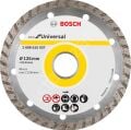 Bosch - Ekonomik Seri 9+1 Genel Yapı Malzemeleri İçin Elmas Kesme Diski 125 mm Turbo 2608615046