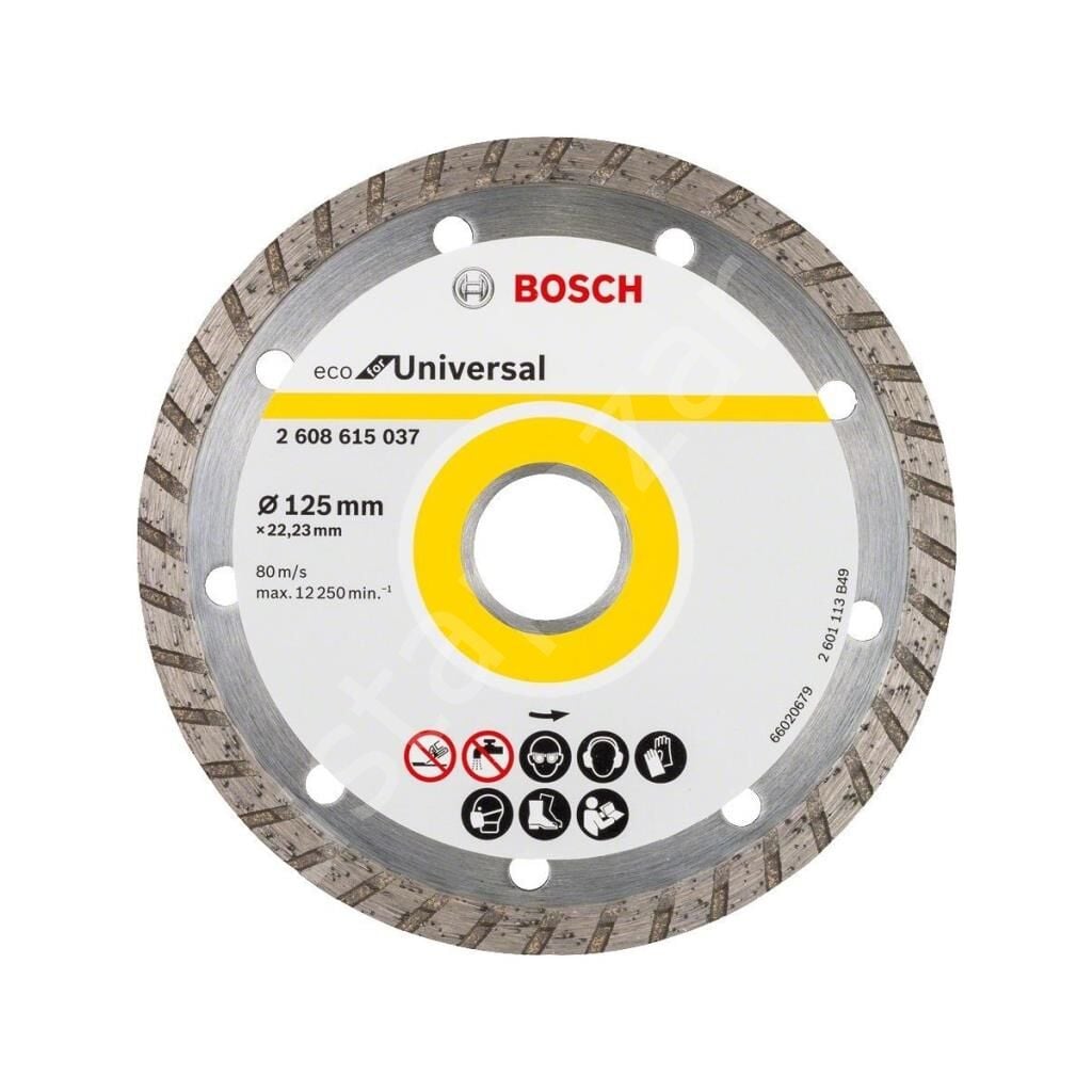 - Ekonomik Seri Genel Yapı Malzemeleri Için Elmas Kesme Diski 125 mm Turbo