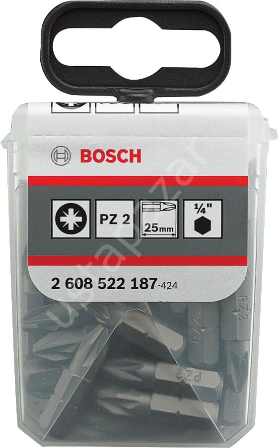 Bosch - PZ2*25 mm 25'li TicTac Kutu 2608522187
