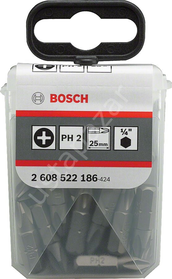 Bosch - PH2*25 mm 25'li TicTac Kutu 2608522186