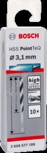 Bosch - HSS-PointeQ Metal Matkap Ucu 3,1 mm 10'lu 2608577199