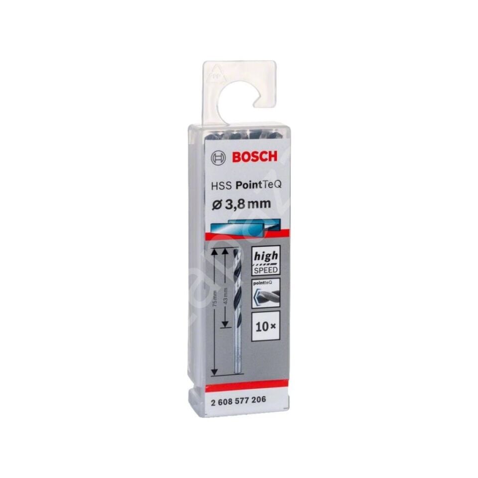 - Hss-Pointeq Metal Matkap Ucu 3,8 mm 10'lu