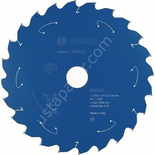 Bosch Exw Daire Testere Bıçağı 216*30 mm 24 D E/c