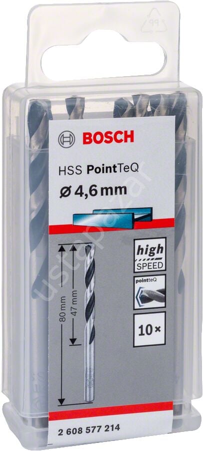 Bosch - HSS-PointeQ Metal Matkap Ucu 4,6 mm 10'lu 2608577214