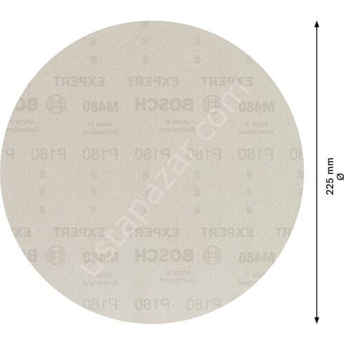 Bosch Expert M480 Zımpara Ağı Alçıpan Zımpara Makineleri İçin 225 Mm G 150 25 Parça