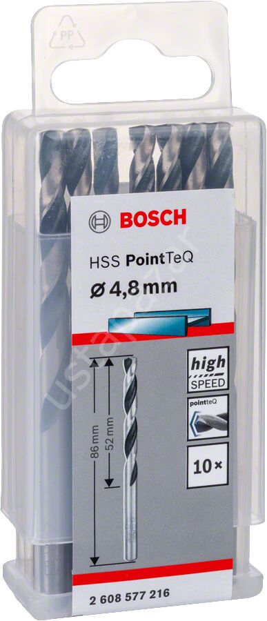 Bosch - HSS-PointeQ Metal Matkap Ucu 4,8 mm 10'lu 2608577216