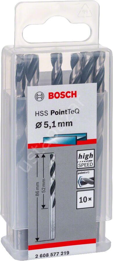 Bosch - HSS-PointeQ Metal Matkap Ucu 5,1 mm 10'lu 2608577219