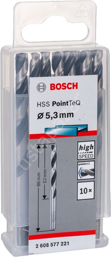 Bosch - HSS-PointeQ Metal Matkap Ucu 5,3 mm 10'lu 2608577221