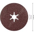 Bosch R781 Expert 100 mm 60 Kum Metal Disk Zımpara 25'li 2608621789