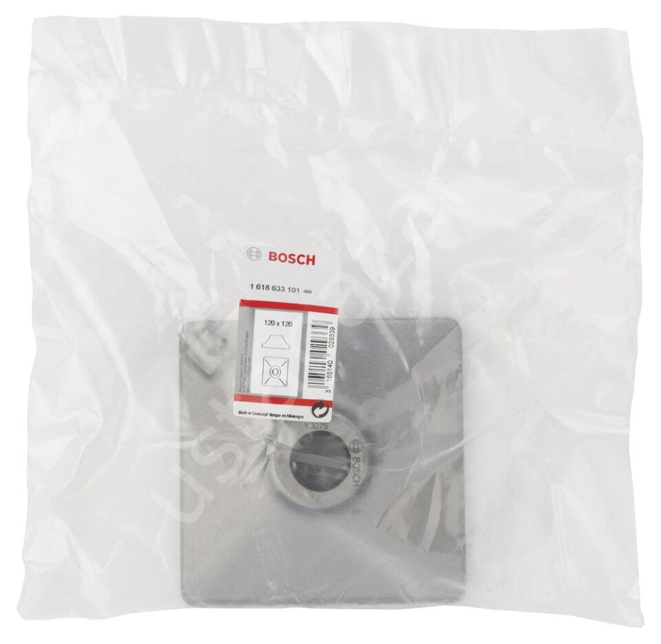 Bosch - TE-S (Hilti) Sistemine uygun Yüzey Sıkıştırma Pleyti 120*120 mm 1618633101
