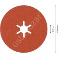 Bosch R782 Expert 100MM 60 Kum Inox Disk Zımpara 25'li 2608621817