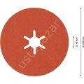 Bosch R782 Expert 100 mm 80 Kum Inox Disk Zımpara 25'li 2608621818