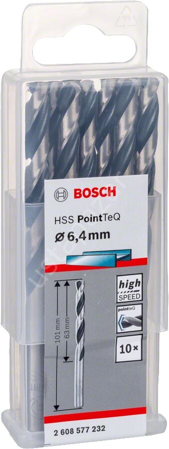 Bosch - HSS-PointeQ Metal Matkap Ucu 6,4 mm 10'lu 2608577232