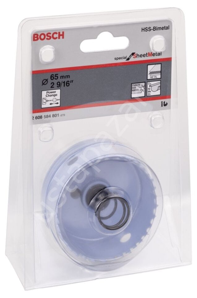 Bosch - Special Serisi Metal Ve Inox Malzemeler için Delik Açma Testeresi (Panç) 65 mm 2608584801