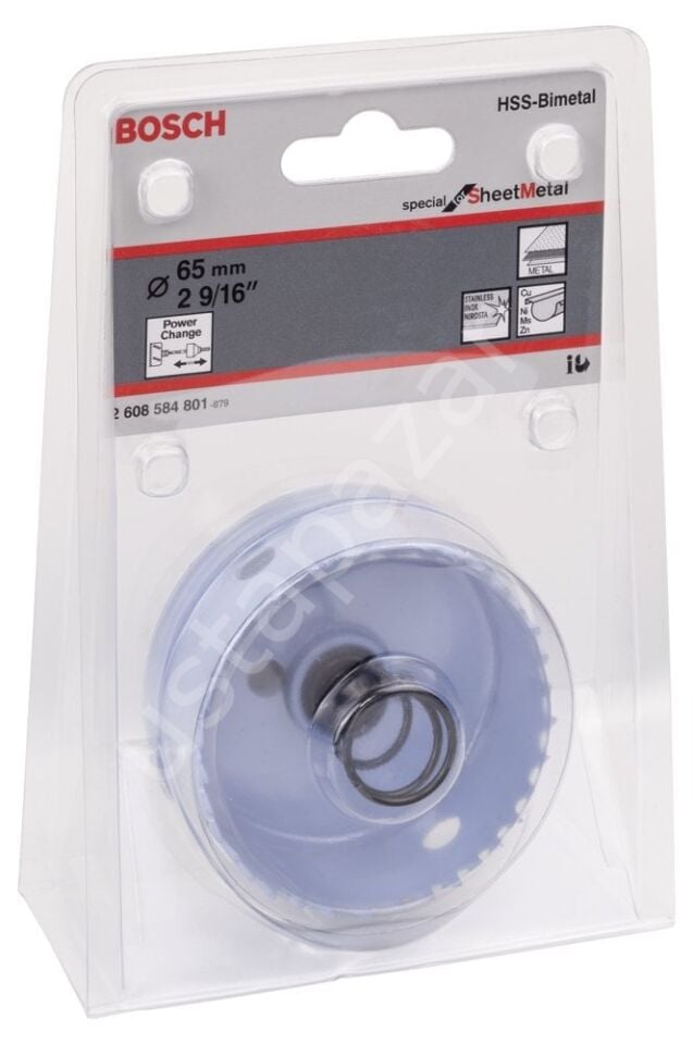 Bosch - Special Serisi Metal Ve Inox Malzemeler için Delik Açma Testeresi (Panç) 65 mm 2608584801