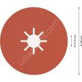 Bosch R782 Expert 180 mm 120 Kum Inox Disk Zımpara 25'li 2608621831