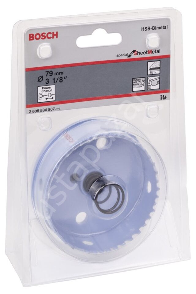 Bosch - Special Serisi Metal Ve Inox Malzemeler için Delik Açma Testeresi (Panç) 79 mm 2608584807