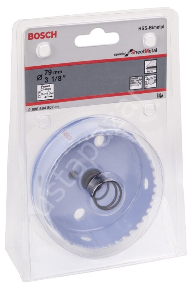 Bosch - Special Serisi Metal Ve Inox Malzemeler için Delik Açma Testeresi (Panç) 79 mm 2608584807