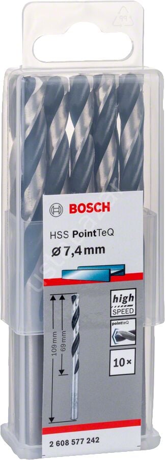 Bosch - HSS-PointeQ Metal Matkap Ucu 7,4 mm 10'lu 2608577242