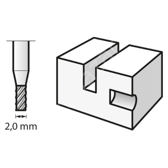 DREMEL® Yüksek Devirli Kesici 2,0 mm (193) 26150193JA