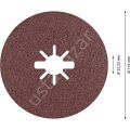 Bosch R781 Expert 115 mm 80 Kum Metal Disk Zımpara 2608621781