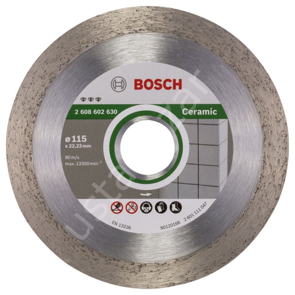 Bosch - Best Serisi Seramik İçin, Elmas Kesme Diski 115 mm 2608602630