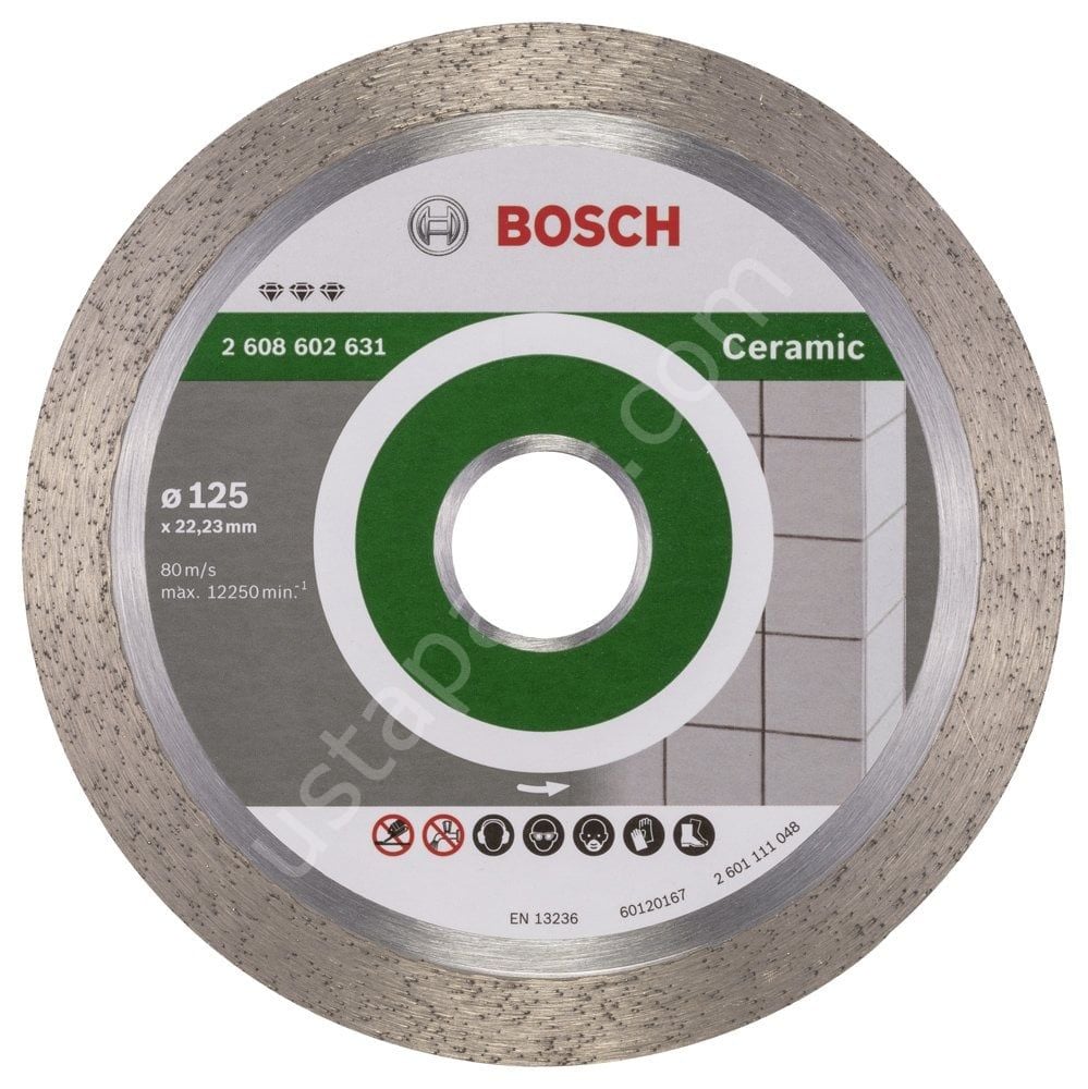 Bosch - Best Serisi Seramik İçin, Elmas Kesme Diski 125 mm 2608602631