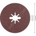 Bosch R781 Expert 125 mm 80 Kum Metal Disk Zımpara 2608621784