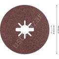Bosch R781 Expert 125 mm 80 Kum Metal Disk Zımpara 2608621784