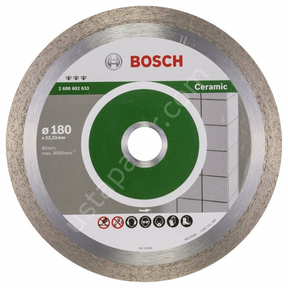 Bosch - Best Serisi Seramik İçin, Elmas Kesme Diski 180 mm 2608602633