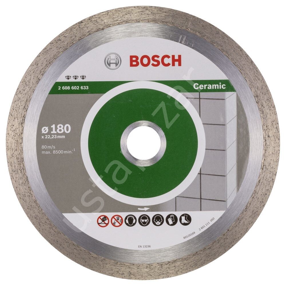 Bosch - Best Serisi Seramik İçin, Elmas Kesme Diski 180 mm 2608602633