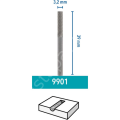 DREMEL® Tungsten Karpit Kesici kare uçlu 3,2 mm (9901) 2615990132