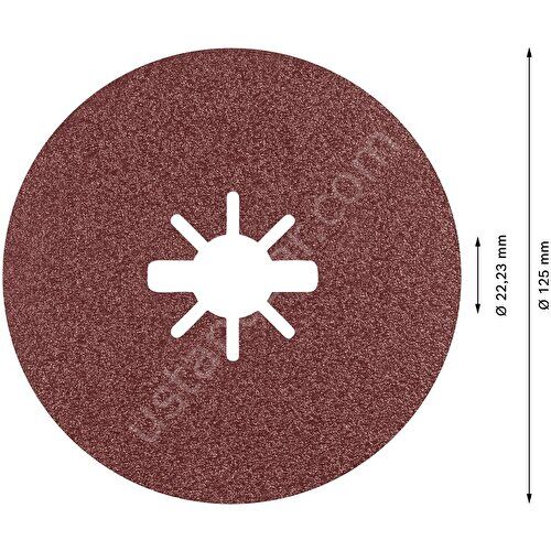 Bosch Expert X-Lock - 125 mm 80 Kum Metal İçin Prisma Teknoloji Fiber Zımpara Diski