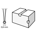 DREMEL® Gravür Kesici 0,8 mm (105) 26150105JA
