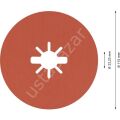 Bosch R782 Expert 115 mm 60 Kum Inox Disk Zımpara 5'li 2608621805