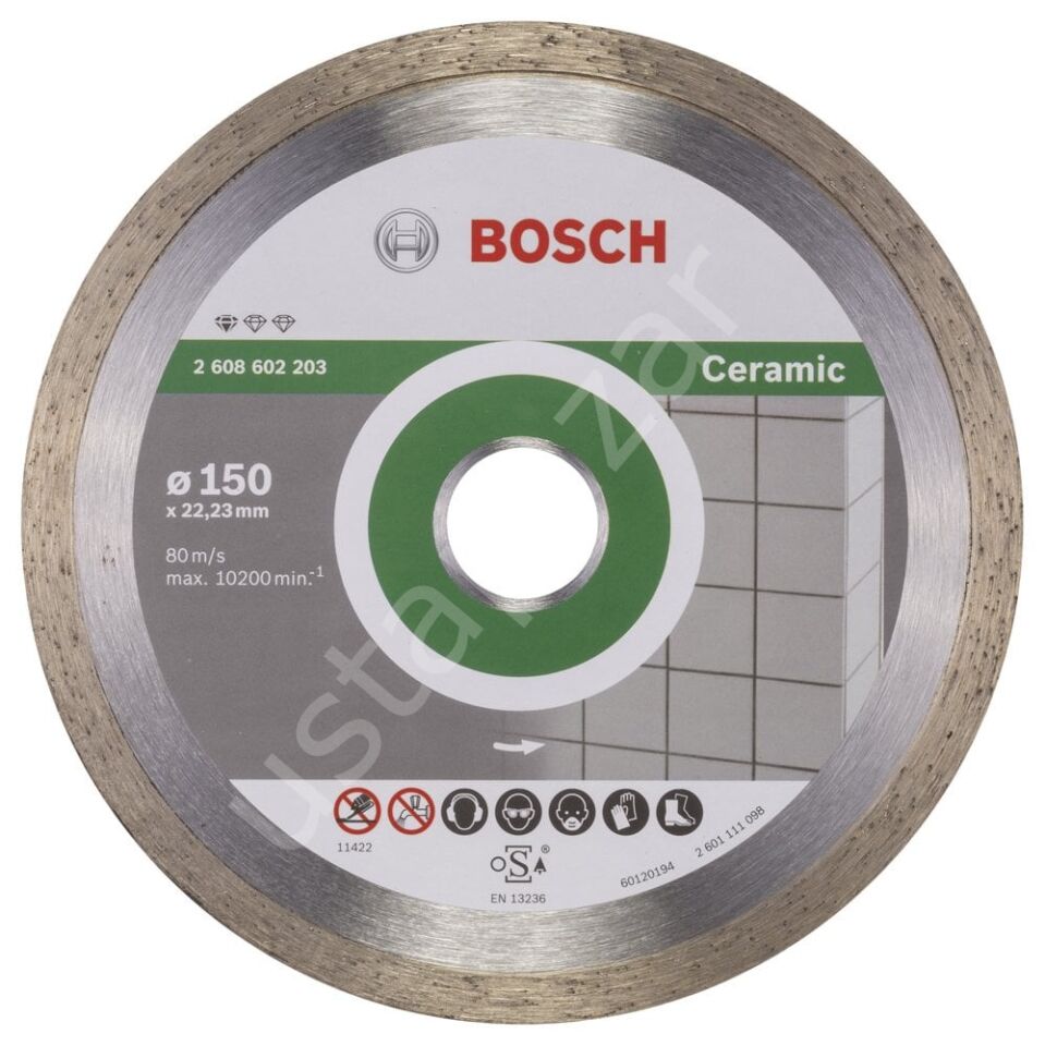 Bosch - Standard Seri Seramik İçin Elmas Kesme Diski 150 mm 2608602203