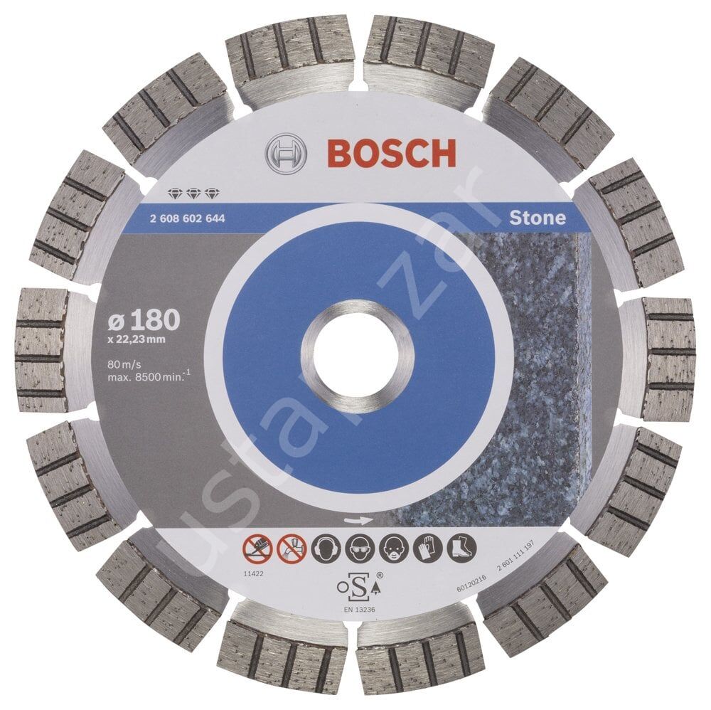 Bosch - Best Serisi Taş İçin Elmas Kesme Diski 180 mm 2608602644
