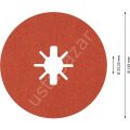 Bosch R782 Expert 125 mm 60 Kum Inox Disk Zımpara 5'li 2608621809